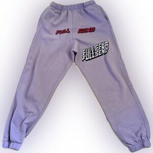 FULL SEND LAVENDER SWEATPANTS
